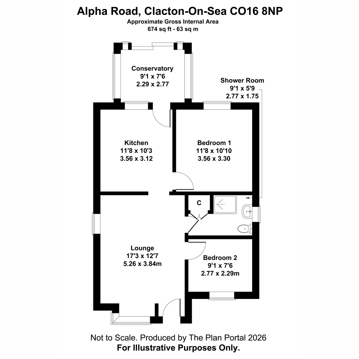 Alpha Road, St. Osyth floorplan