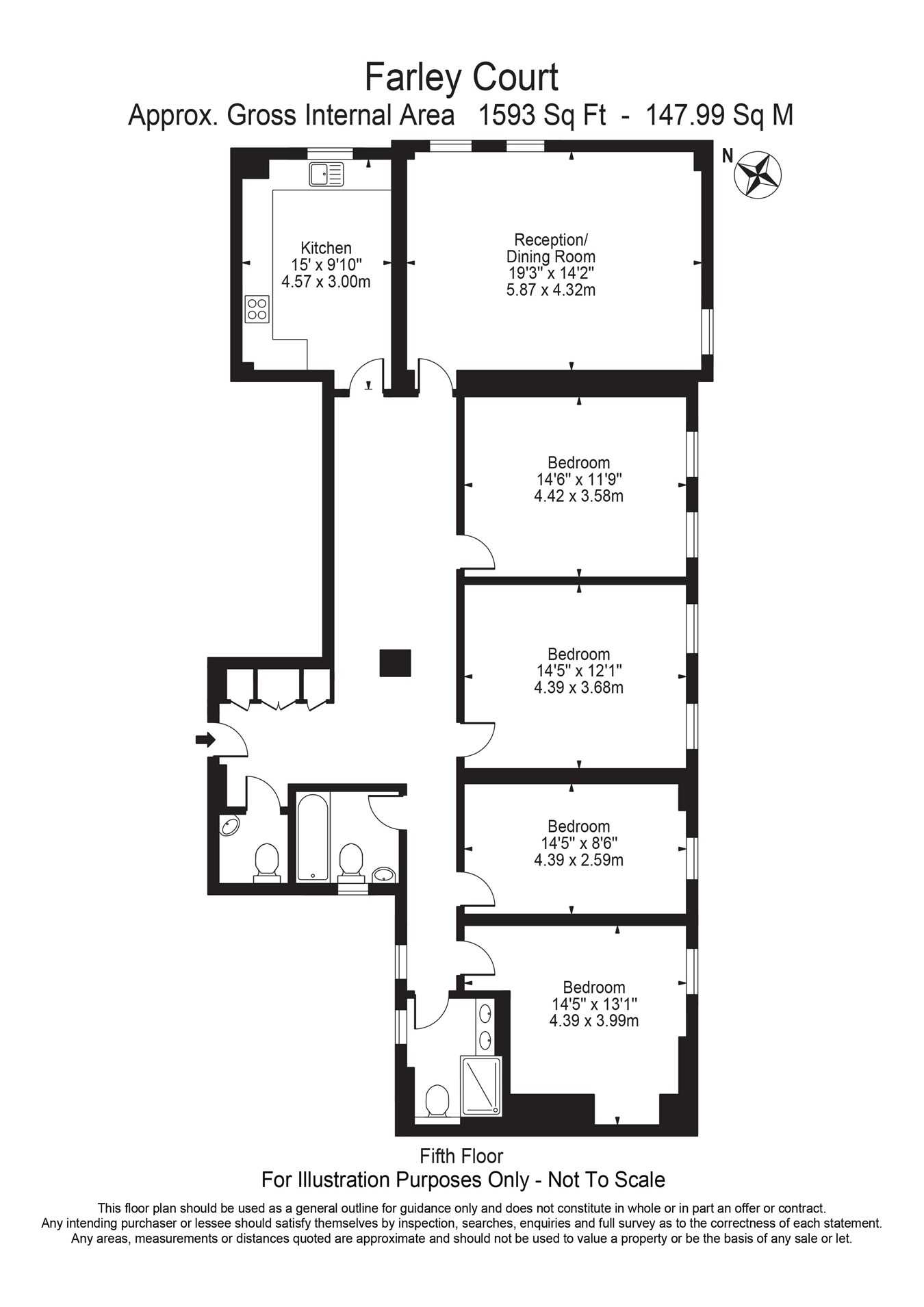 4 Bedrooms Flat to rent in Allsop Place, London NW1