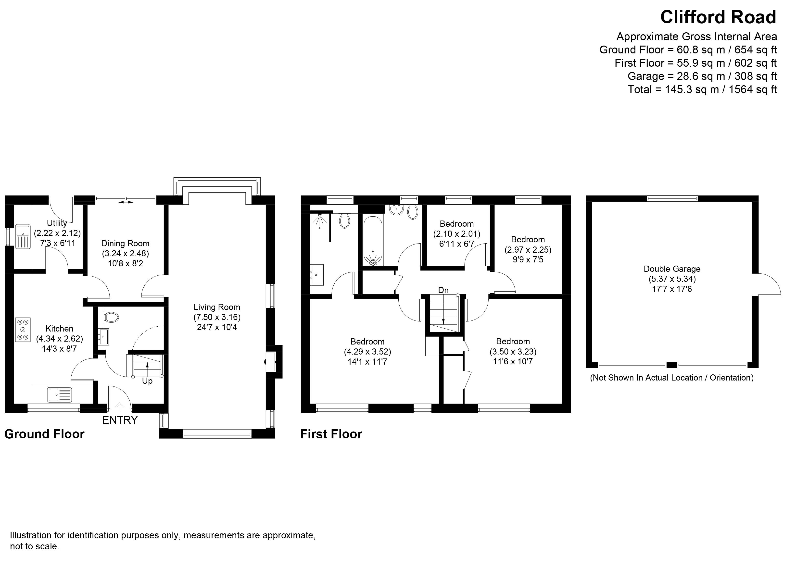 37, Clifford Road, Droitwich floorplan