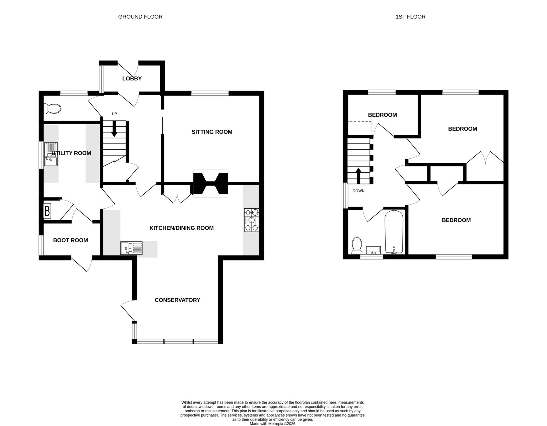 3 Coronation Villas, Chapel Lane, Deal floorplan