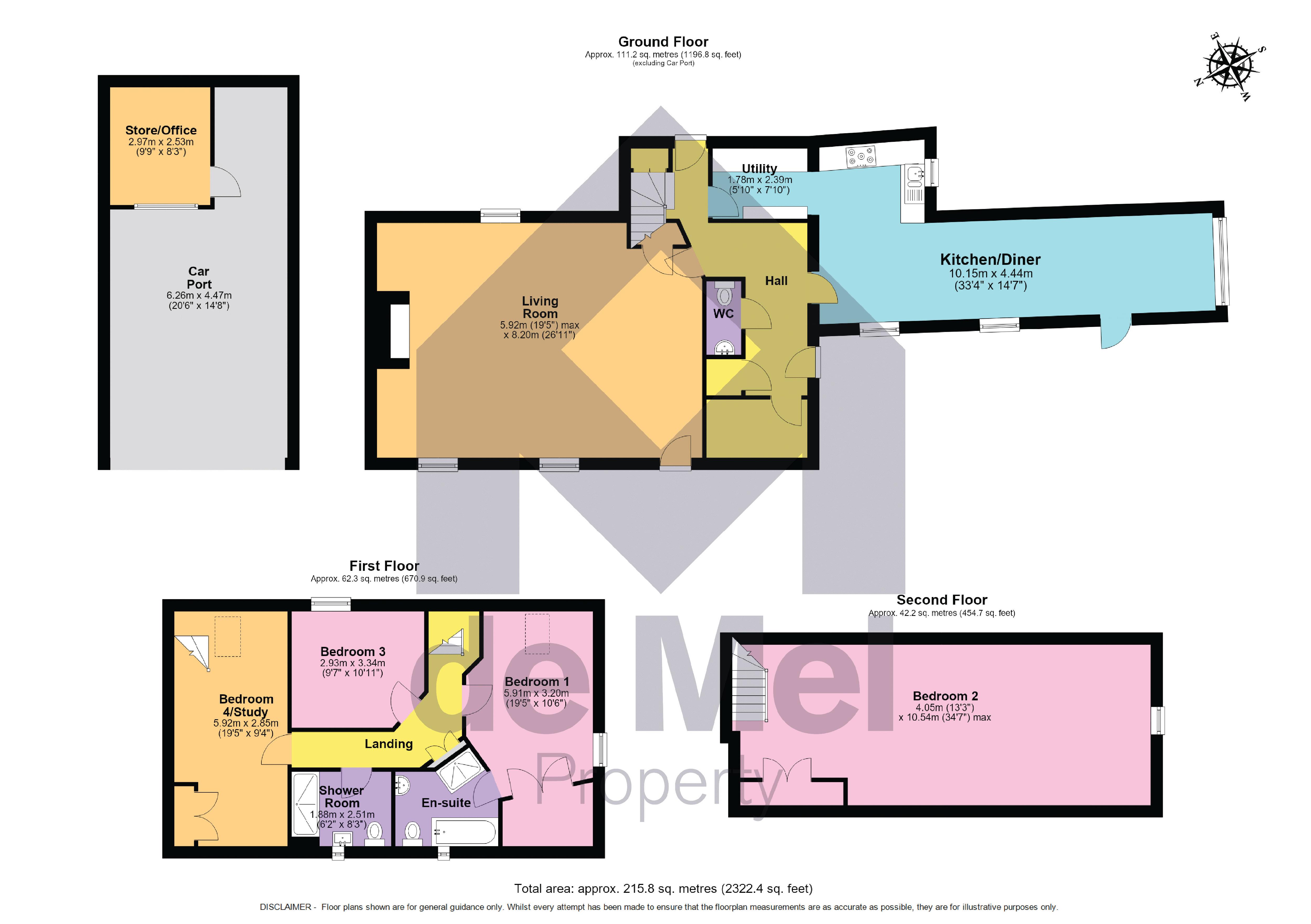 South Barn, Mill Farm, Tewkesbury floorplan