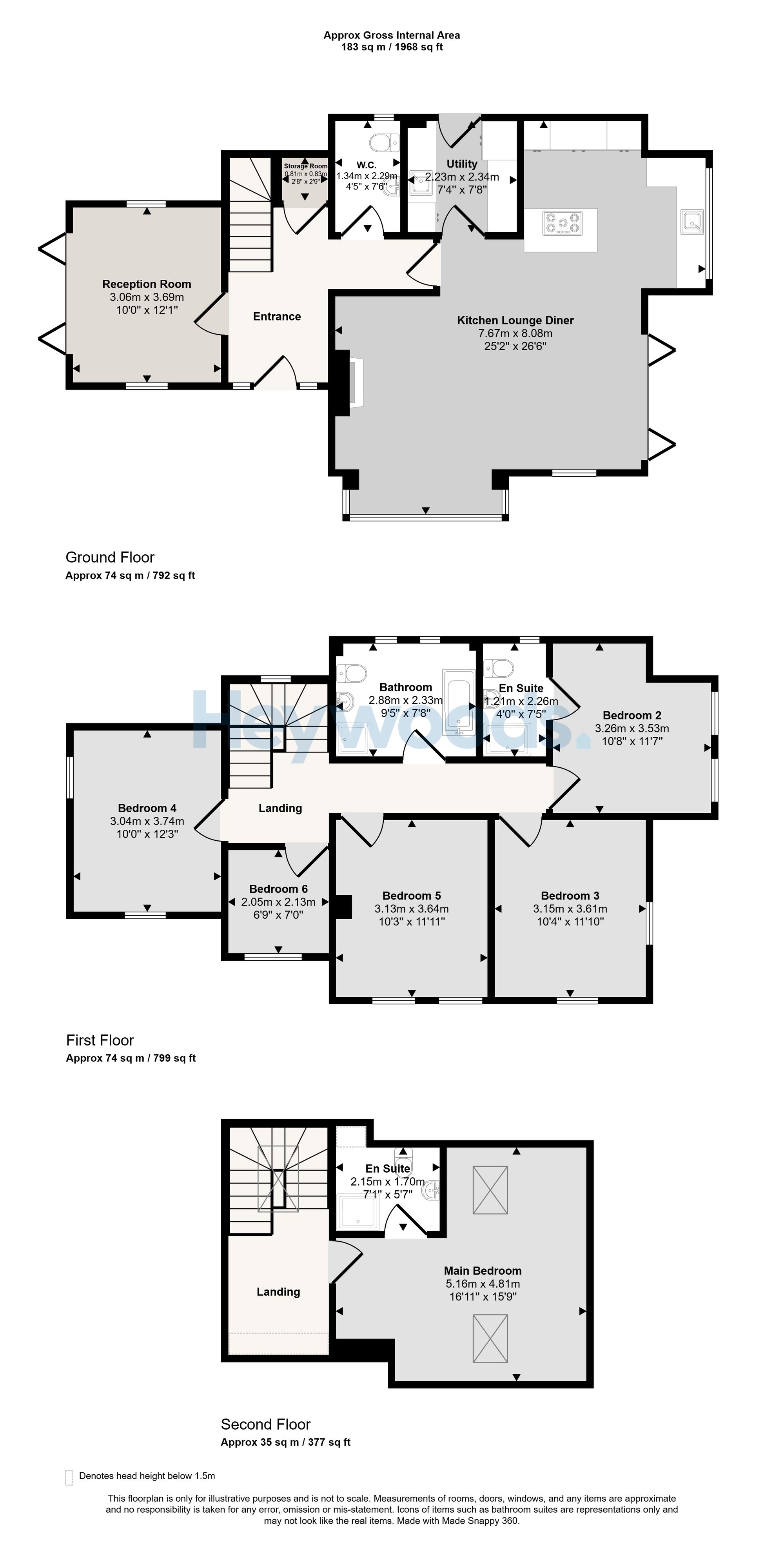 The Ashes Old Station Place, Market Drayton floorplan