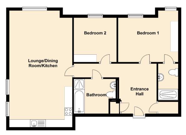 40, Oakwood Drive, Manchester floorplan