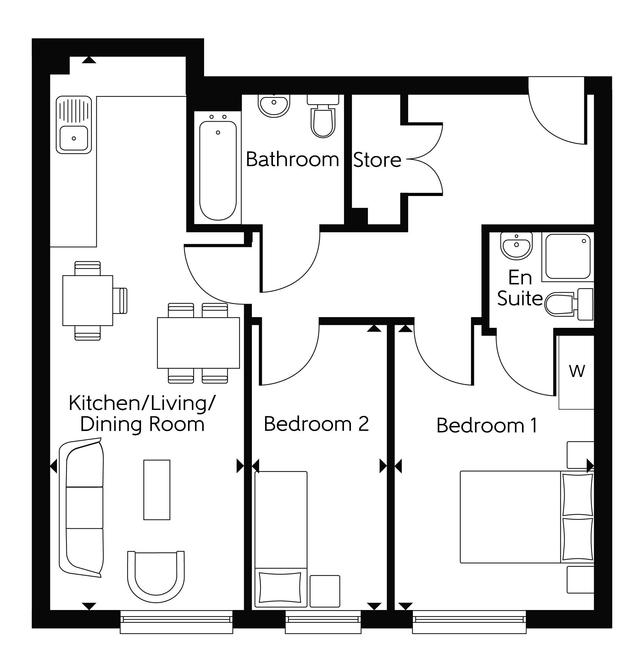 Howlands, Welwyn Garden City AL7, 2 bedroom flat for sale 53347161