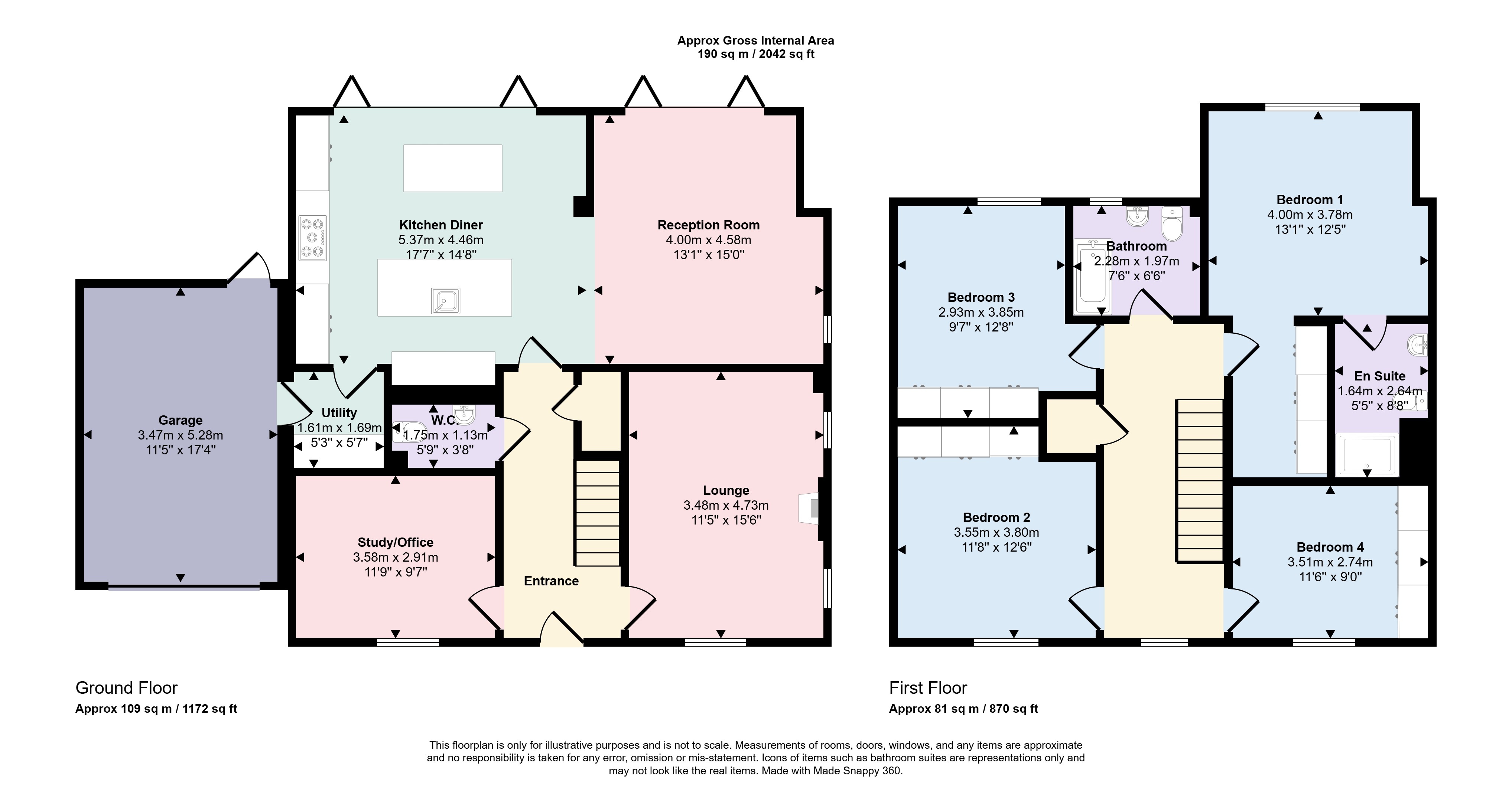 7, Paddock Gardens, Carlisle floorplan