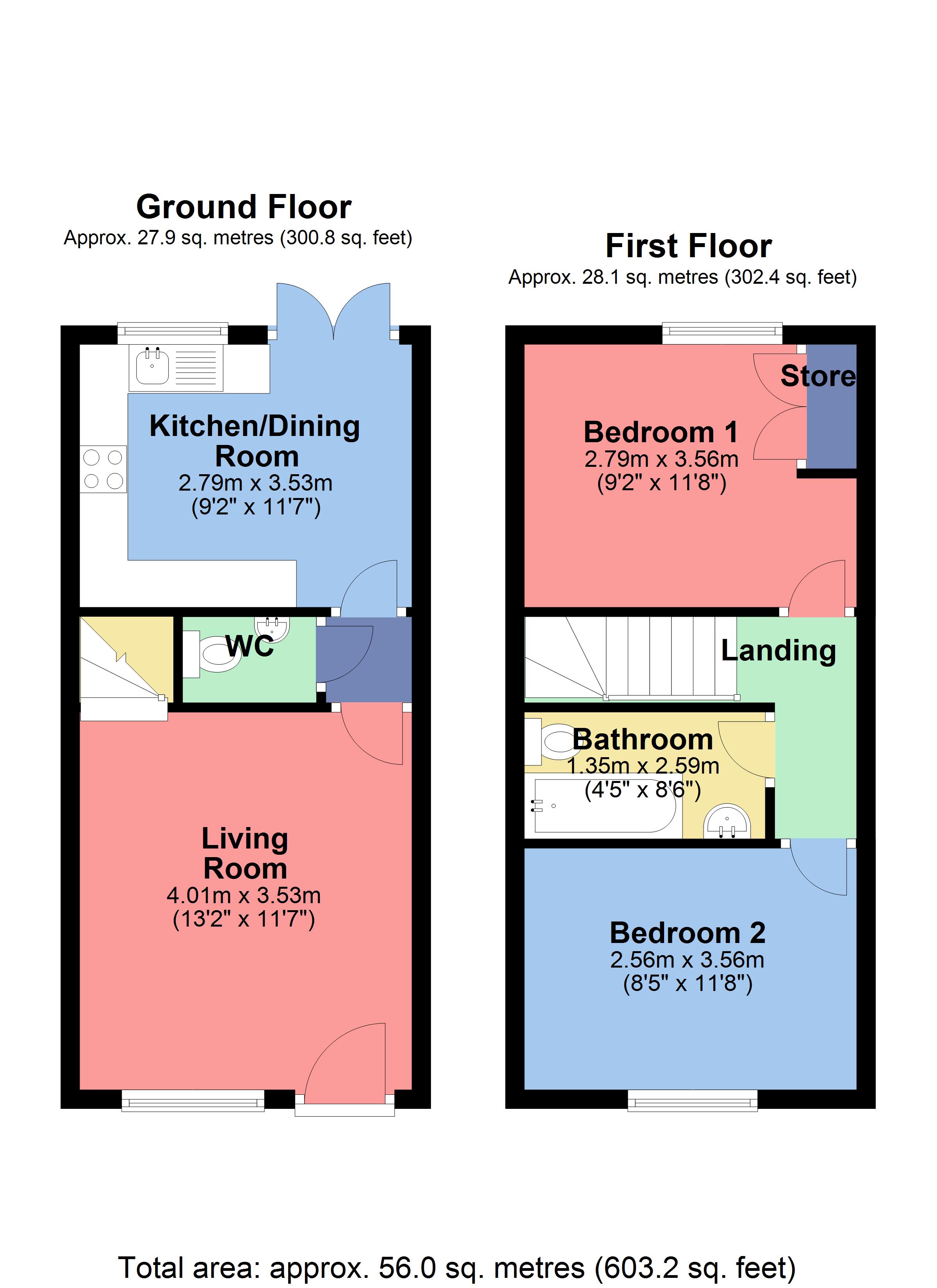 2 Bedrooms Terraced house for sale in Wright Close, Bushey, Hertfordshire WD23