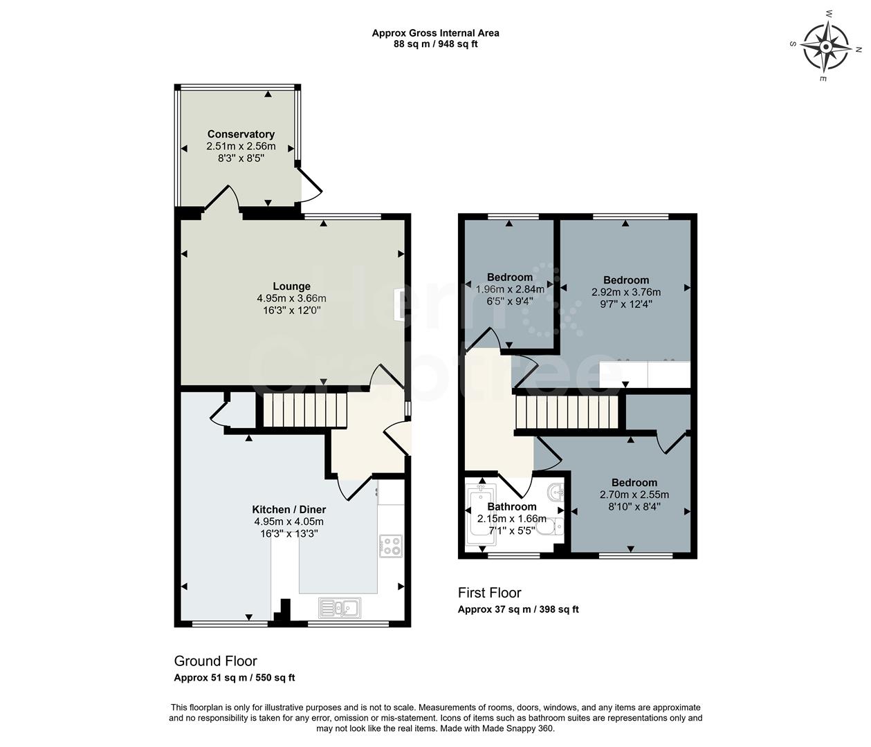 Deepwood Close, Cardiff floorplan