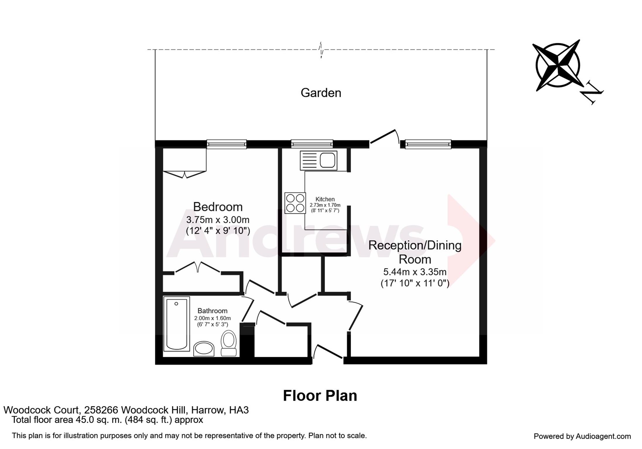 1 Bedrooms Flat for sale in Woodcock Court, 258-266 Woodcock Hill, Harrow, Greater London HA3