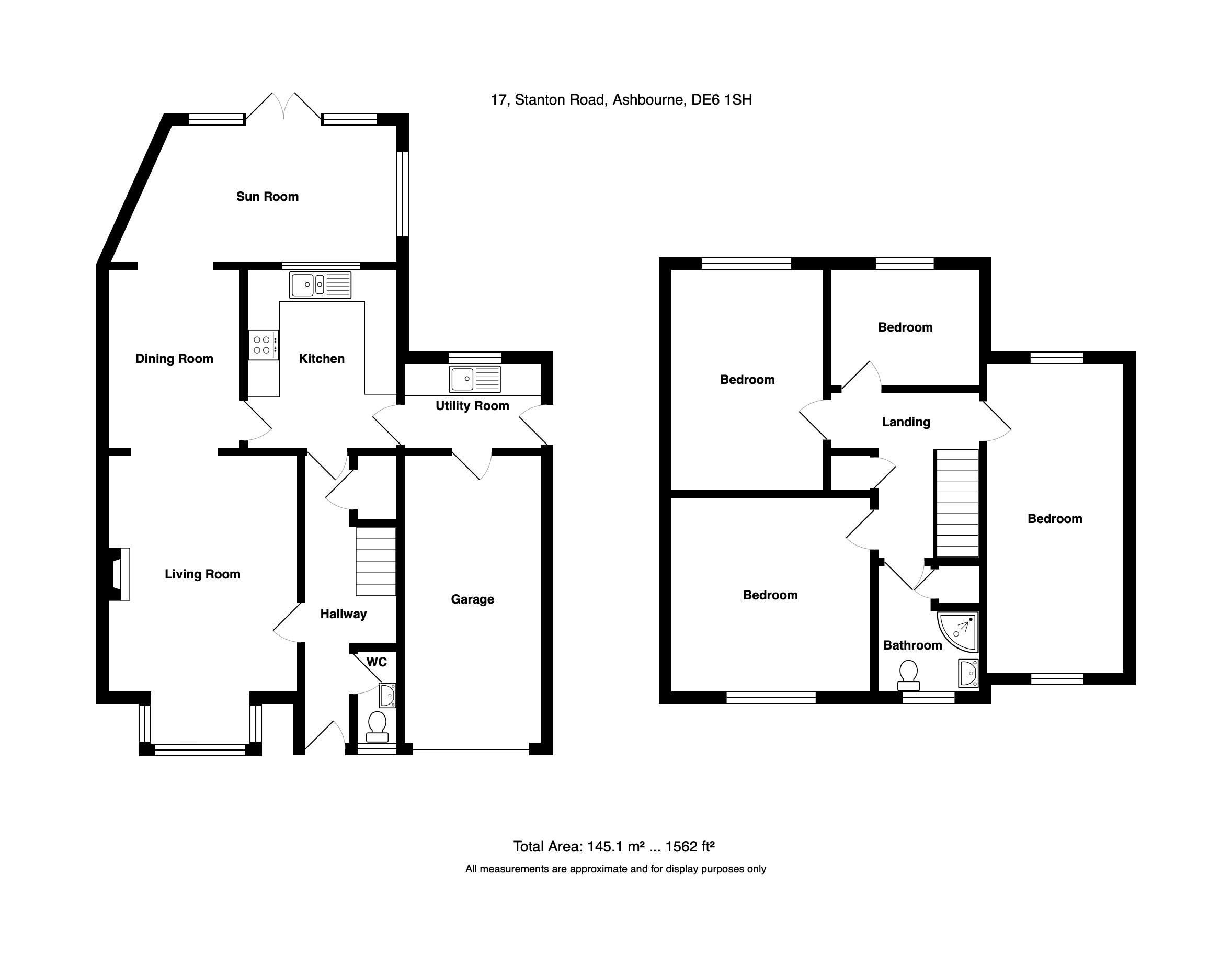 17, Stanton Road, Ashbourne floorplan