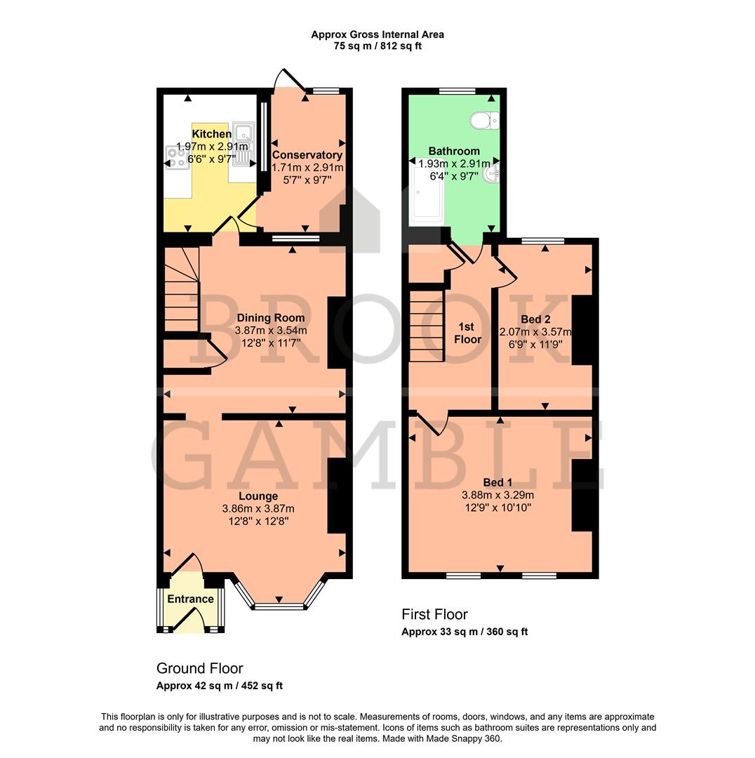 2, Beamsley Road, Eastbourne floorplan