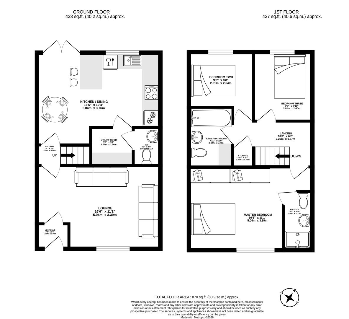 21B, Millbrook Close, Chorley floorplan