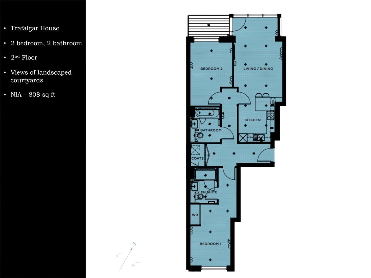 2 Bedrooms Flat for sale in Trafalgar House, Battersea Reach, Juniper Drive SW18