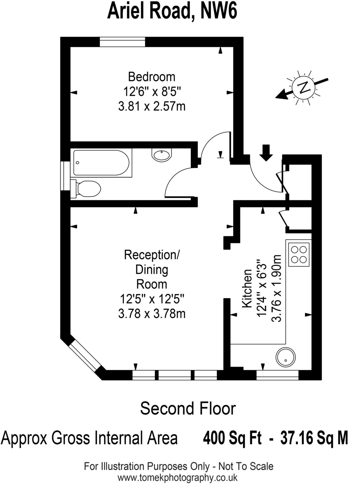 22c, Ariel Road, London floorplan