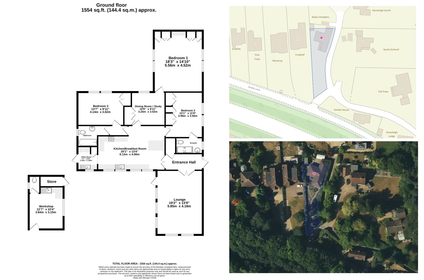 Moles Chamber,, Sandy Lane, West Sussex floorplan