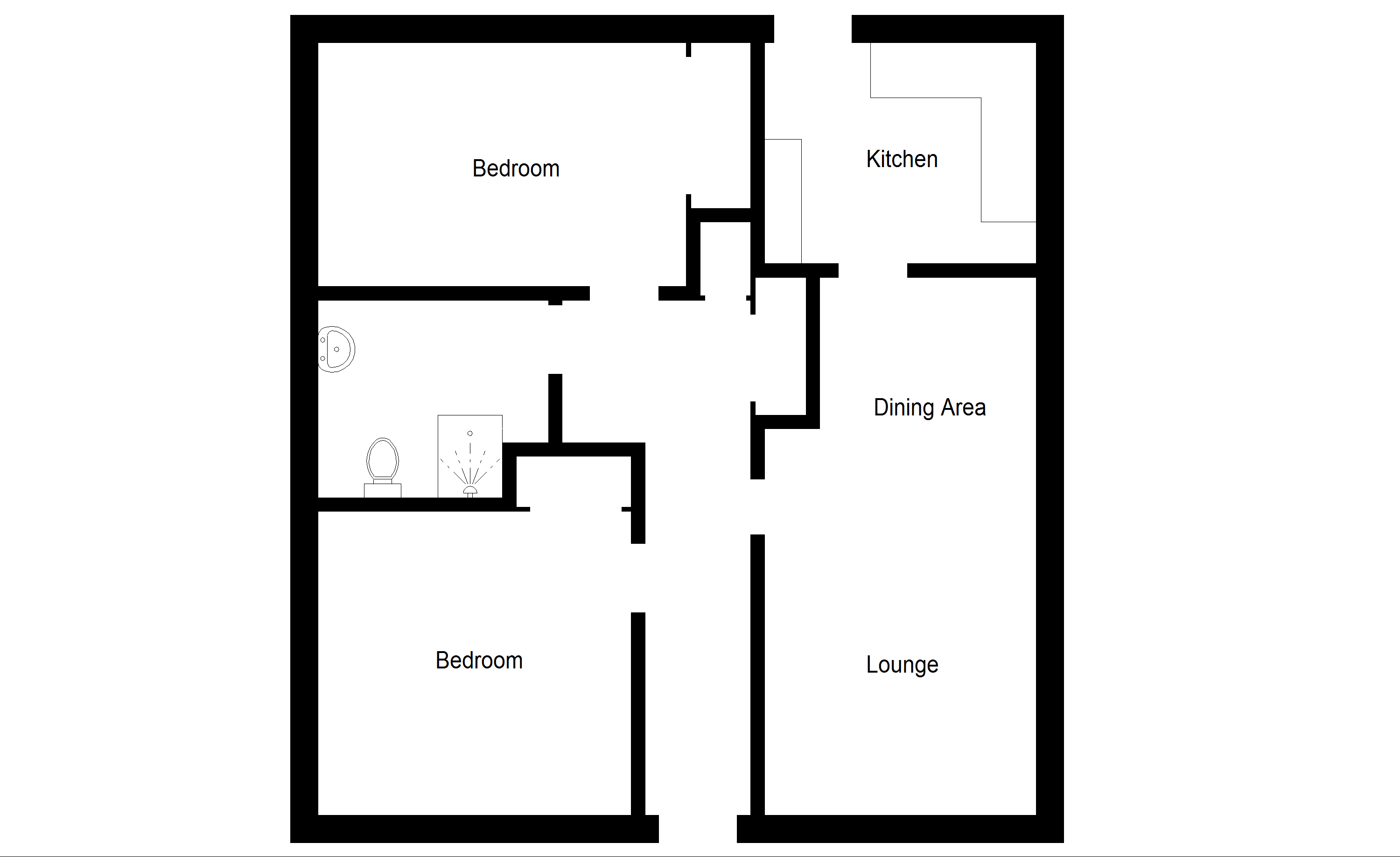 Burn Brae Crescent, Westhill, Inverness IV2, 2 bedroom semidetached