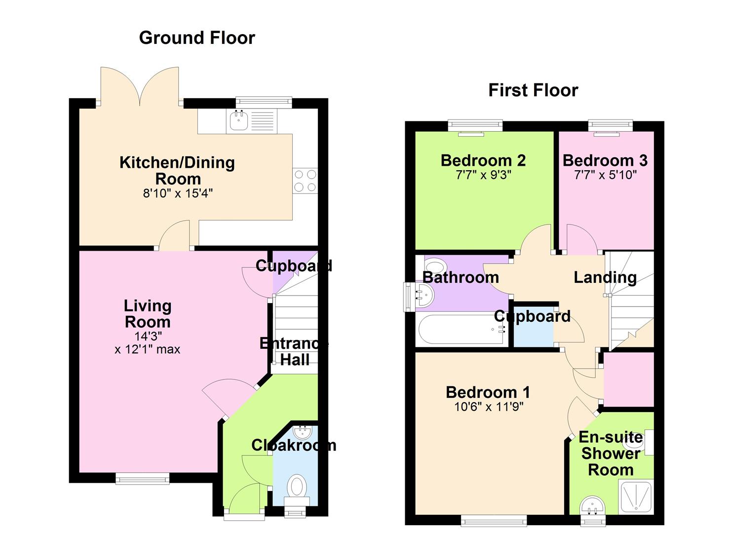 4, Fenton Close, Peterborough floorplan