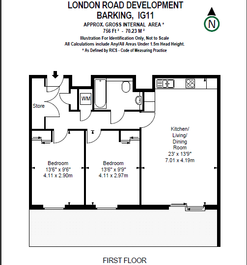 2 Bedrooms Flat to rent in 37 London Road, Barking IG11