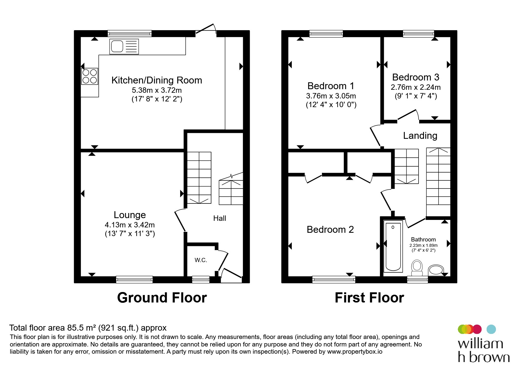 62, Ermine Road, Northampton floorplan