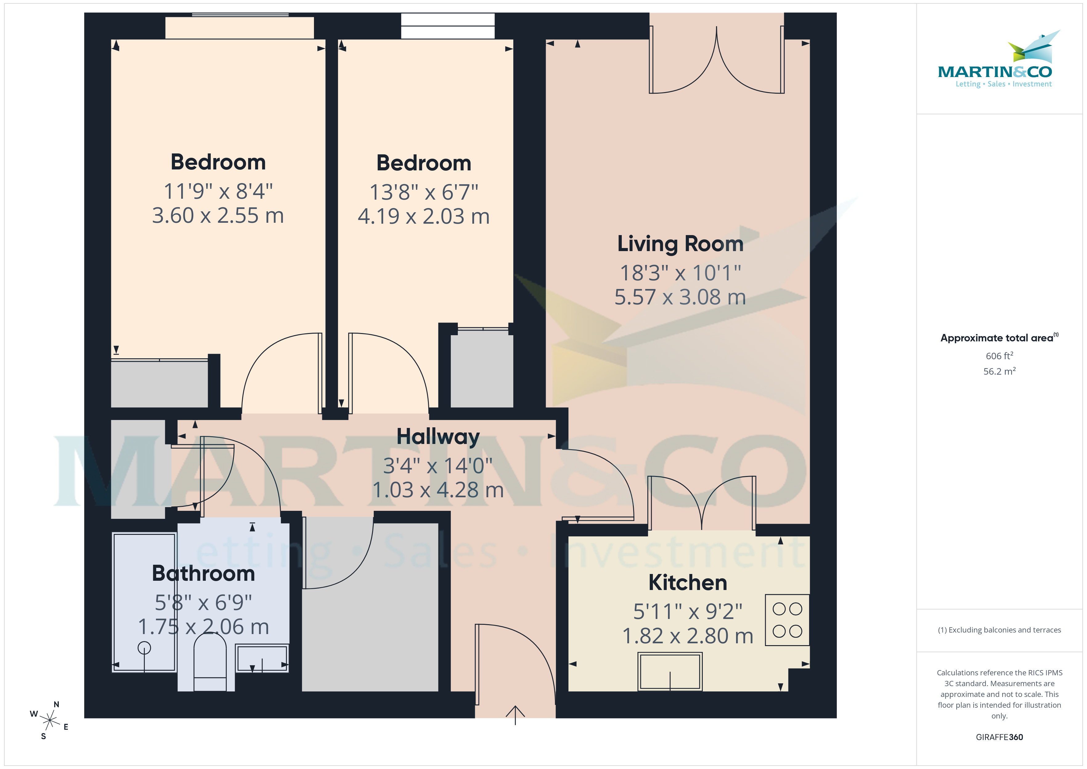 Flat 48 Whitewater court, 20, Station Road, Plymouth floorplan