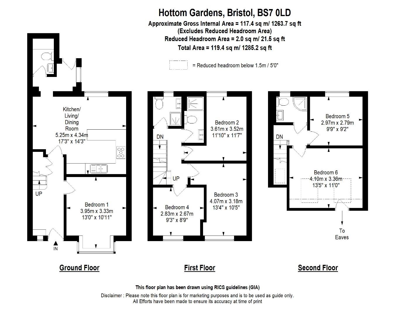 14, Hottom Gardens, Bristol floorplan