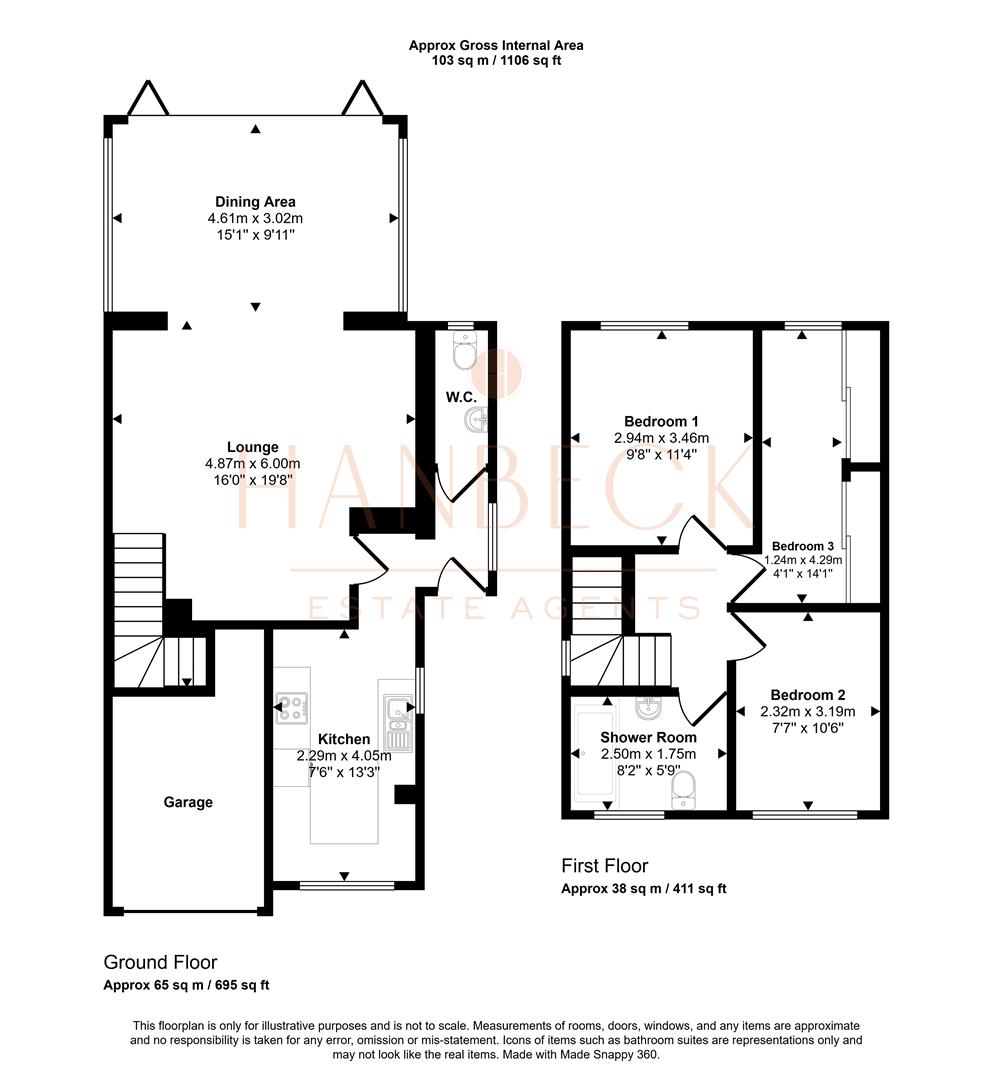 5, Ribblesdale, Hull floorplan