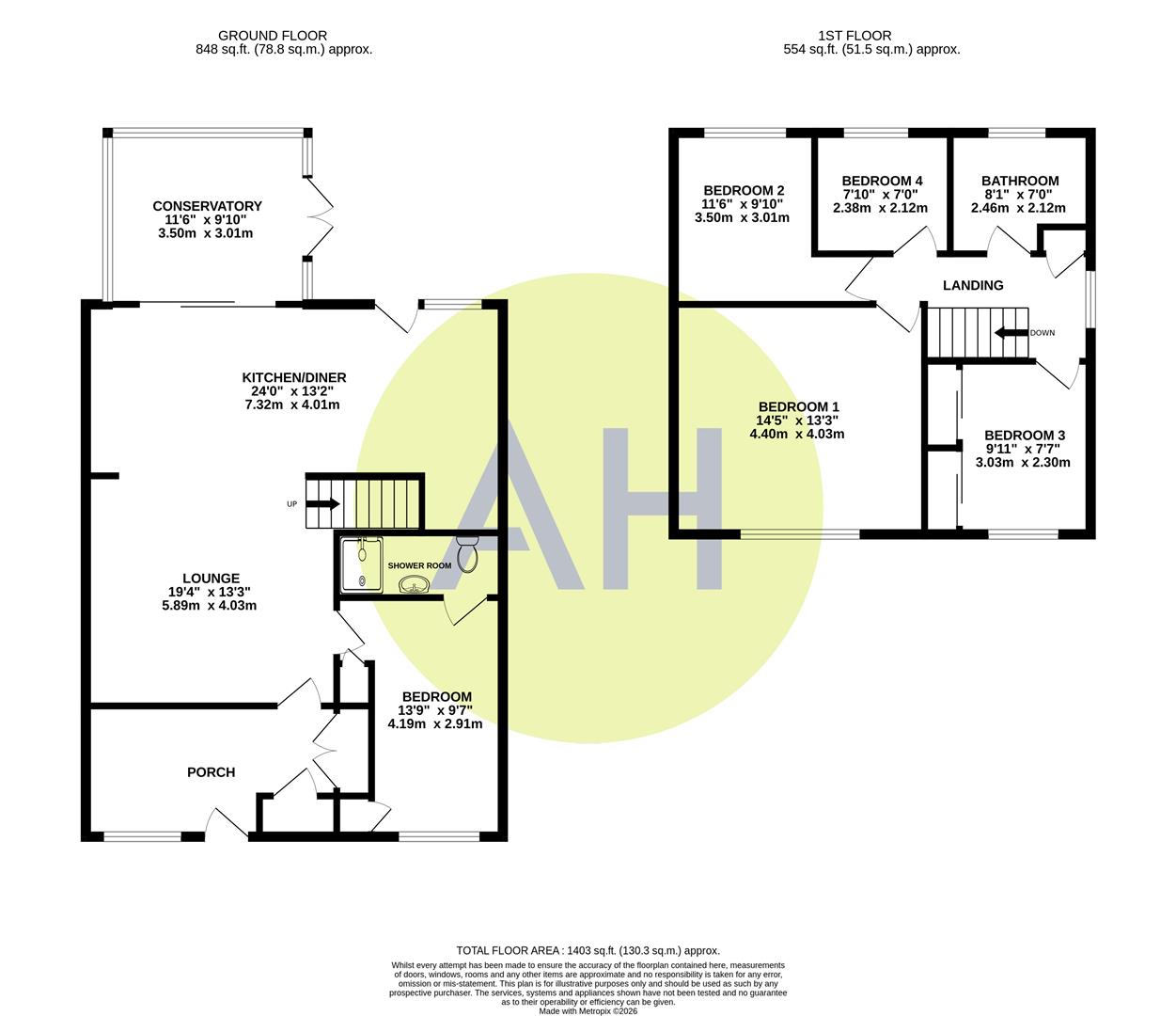 28, Kirklands, Sale floorplan