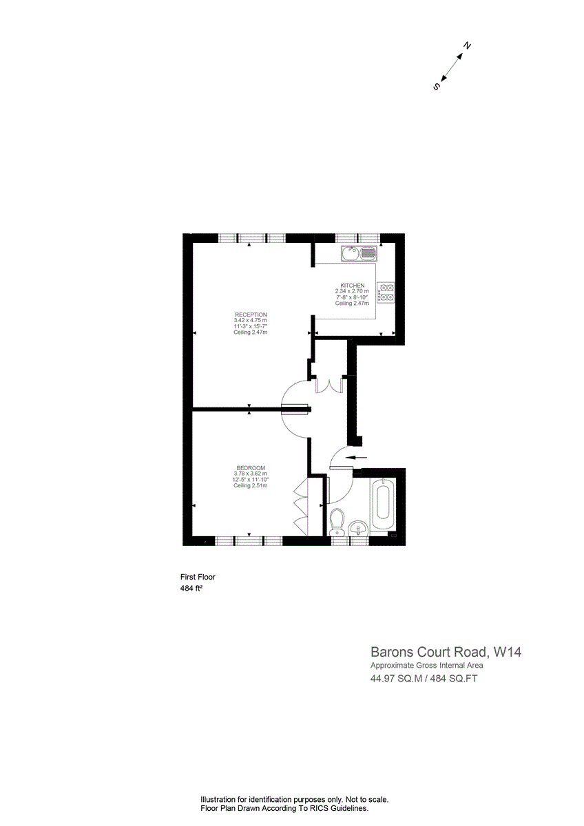 Knights House, London floorplan
