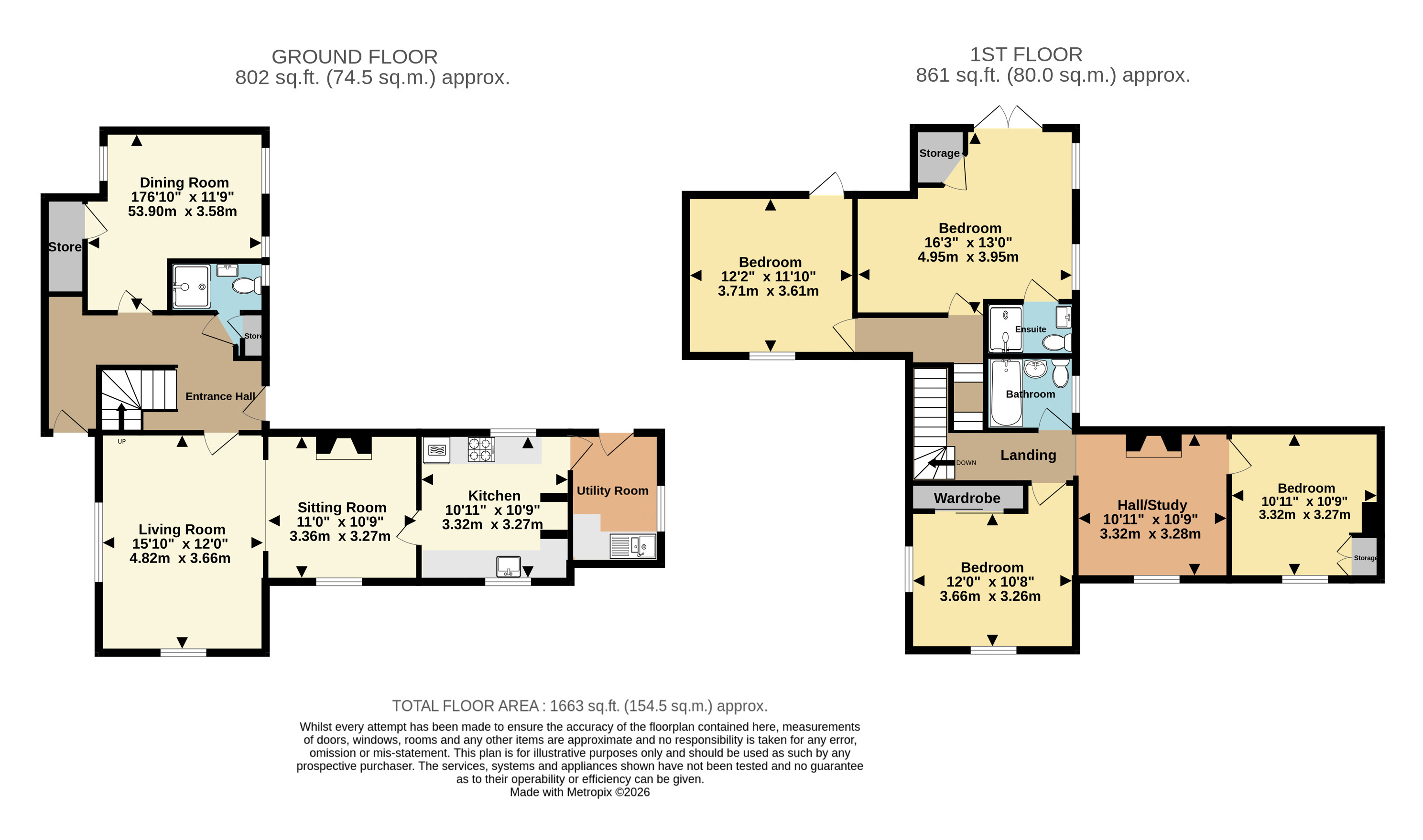 Conyers Cottage,, Upper Harbledown, Kent floorplan