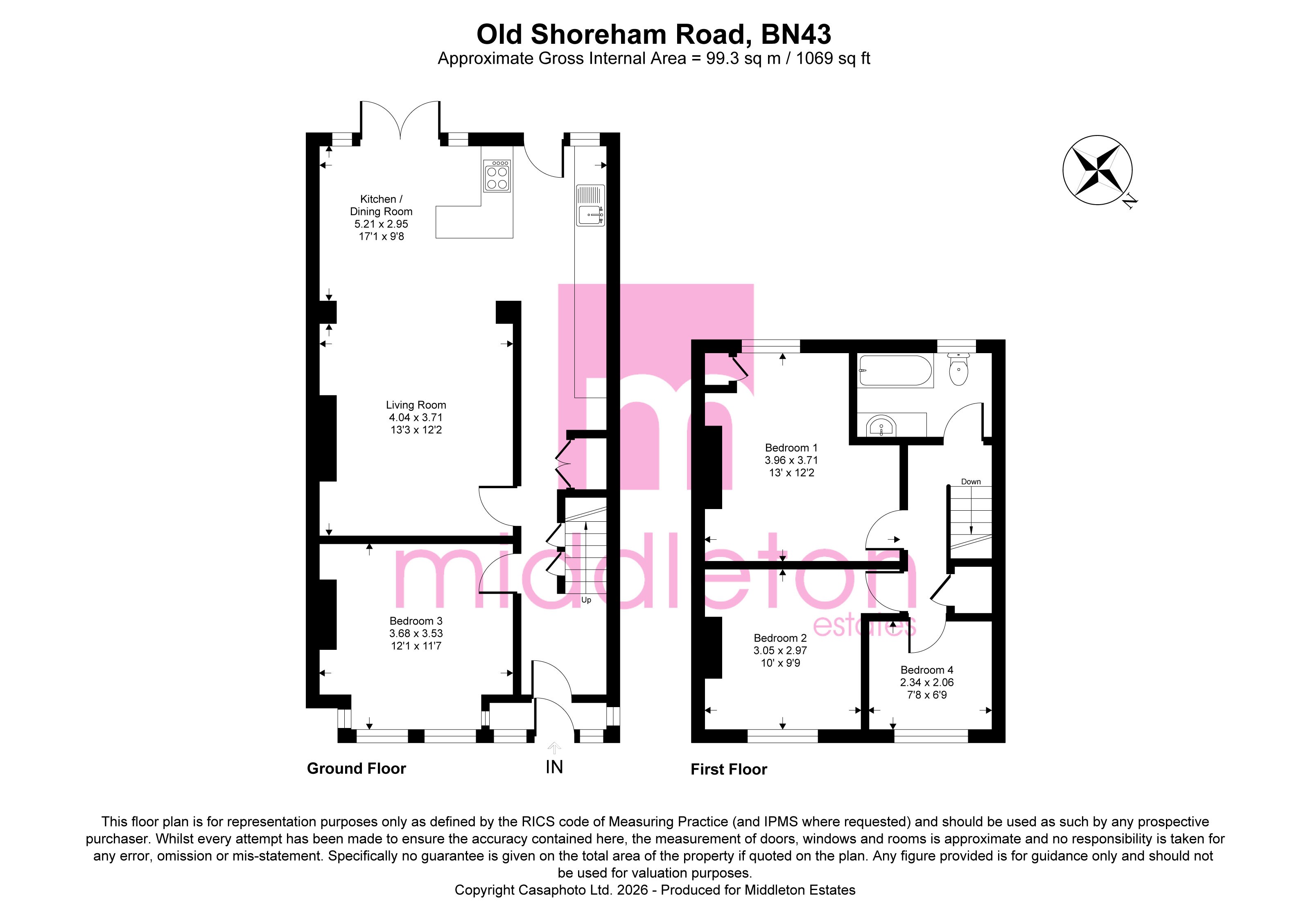 75, Old Shoreham Road, West Sussex floorplan