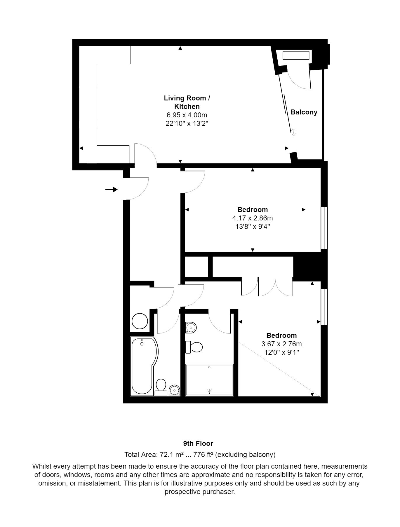 2 Bedrooms Flat for sale in Perspective Building, 100 Westminster Bridge Road, Lambeth, London SE1