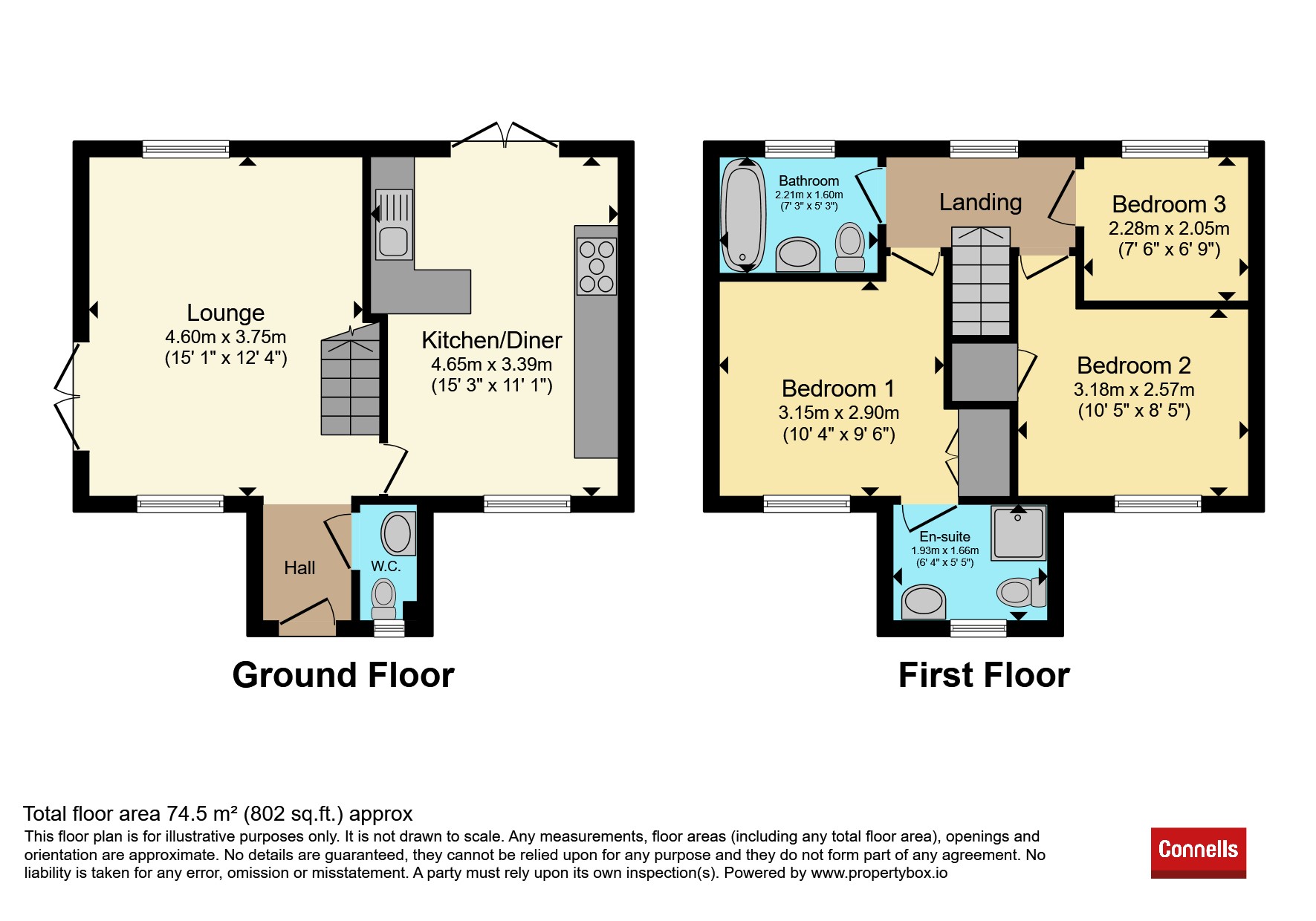 14, Elm Way, Nuneaton floorplan