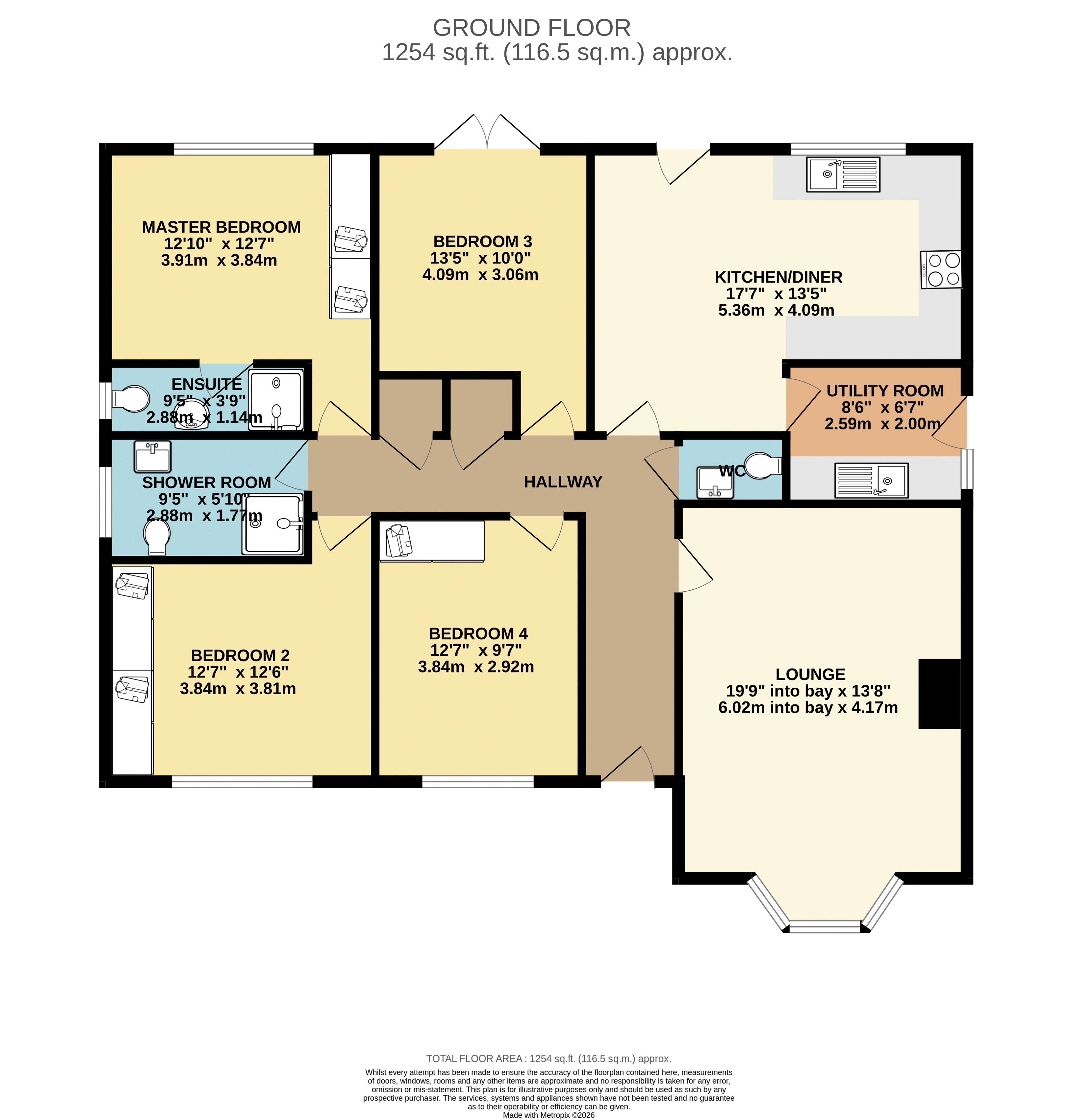 8, Wisteria Way, Scunthorpe floorplan