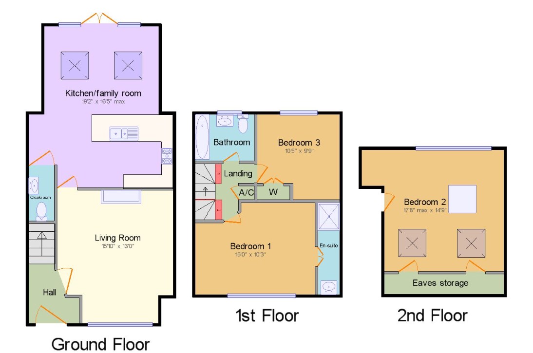 Worsted Green, Merstham, Surrey RH1, 3 bedroom terraced house for sale