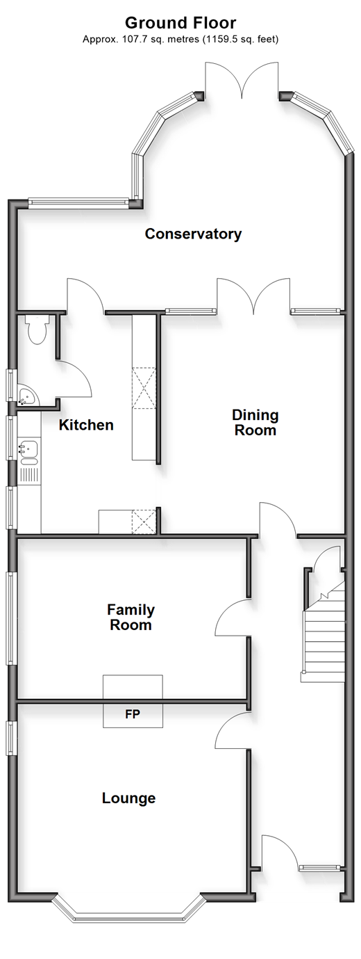 Grand Avenue, Worthing floorplan