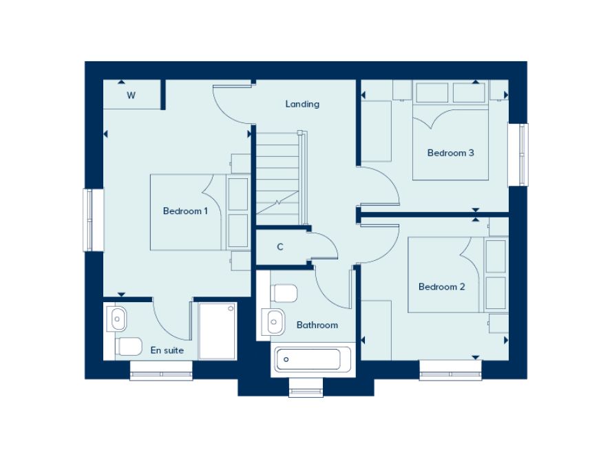 193, Hillside Road, Branston floorplan