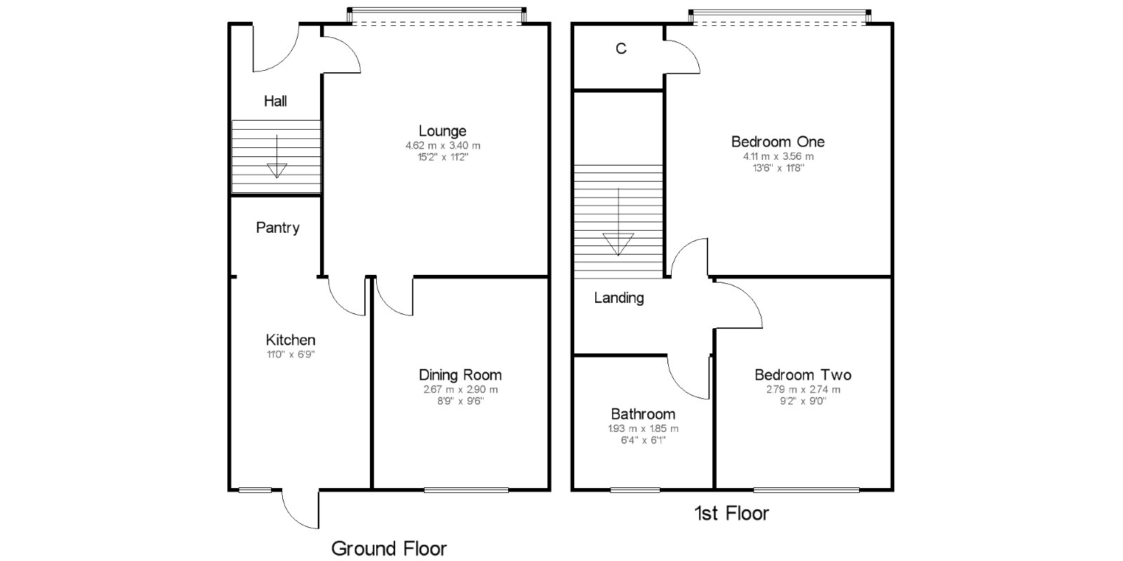 2 Bedrooms End terrace house for sale in Orchy Gardens, Clarkston, Glasgow, East Renfrewshire G76