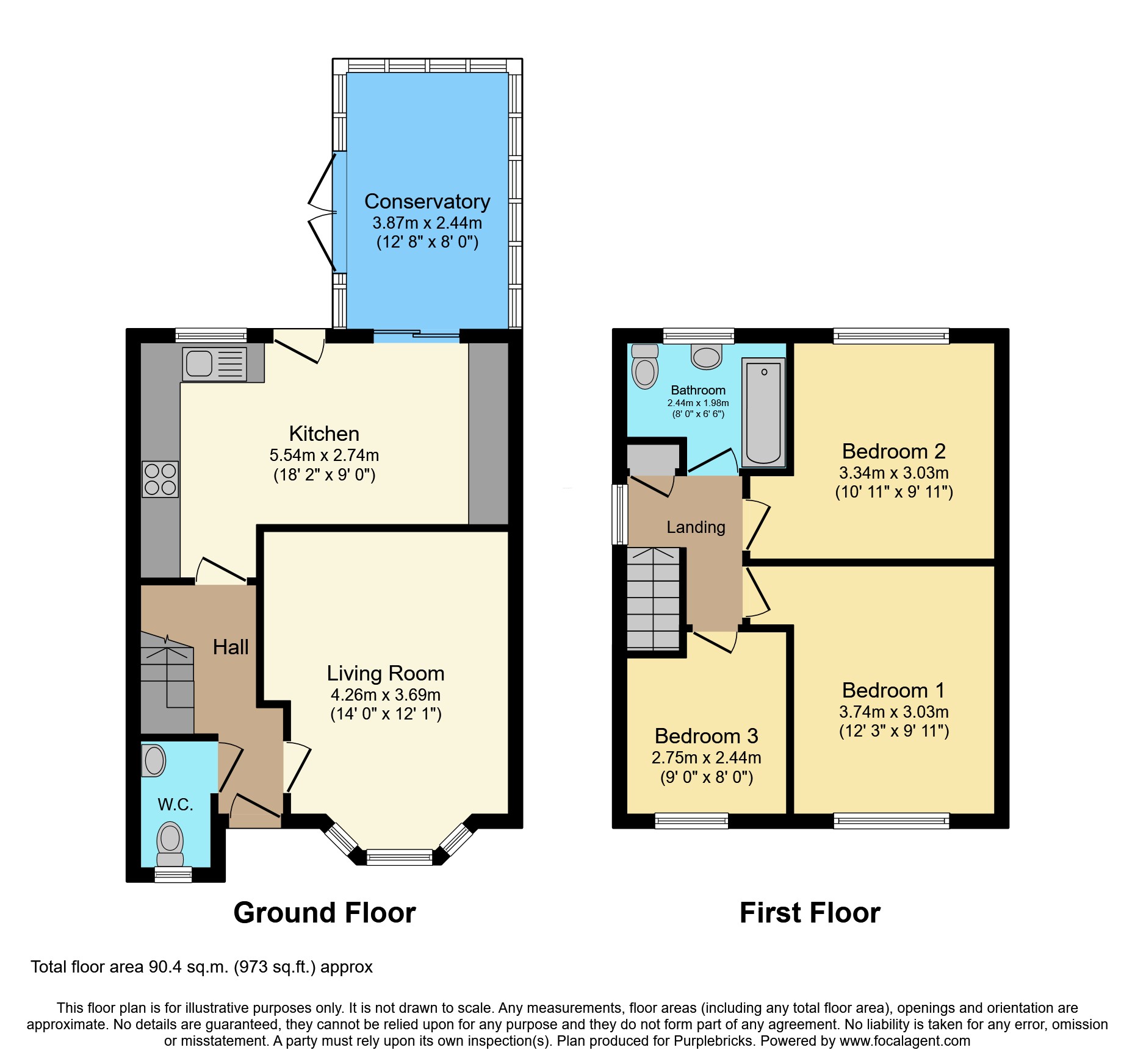 3, Milton Close, Branston, Lincoln floorplan