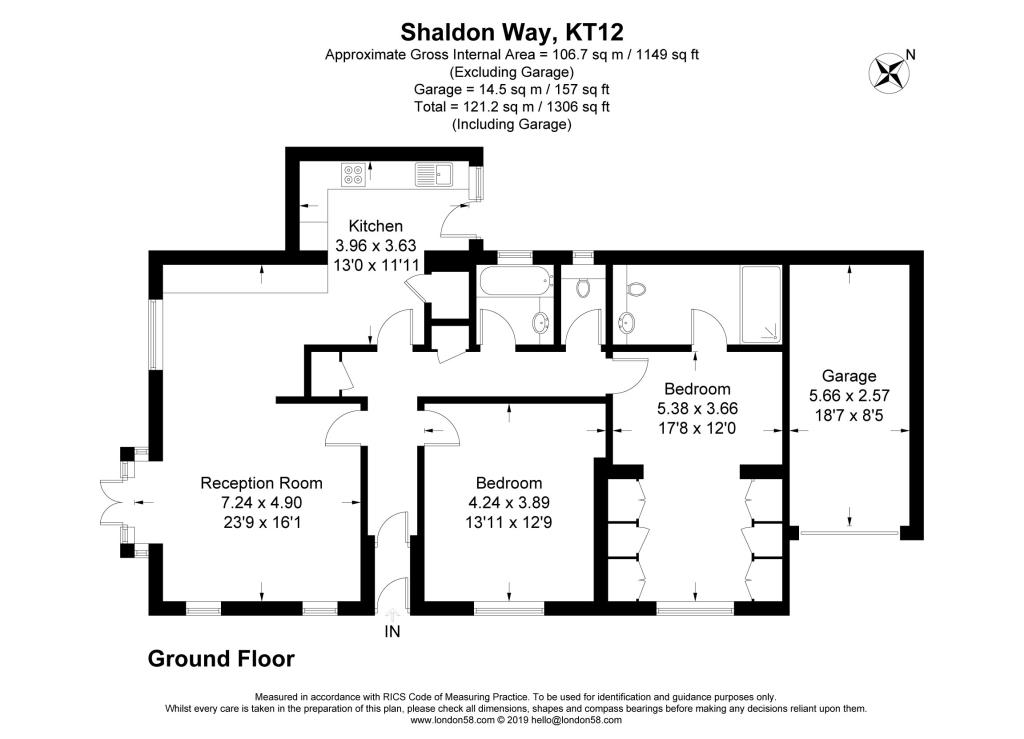 41, Shaldon Way, Surrey floorplan