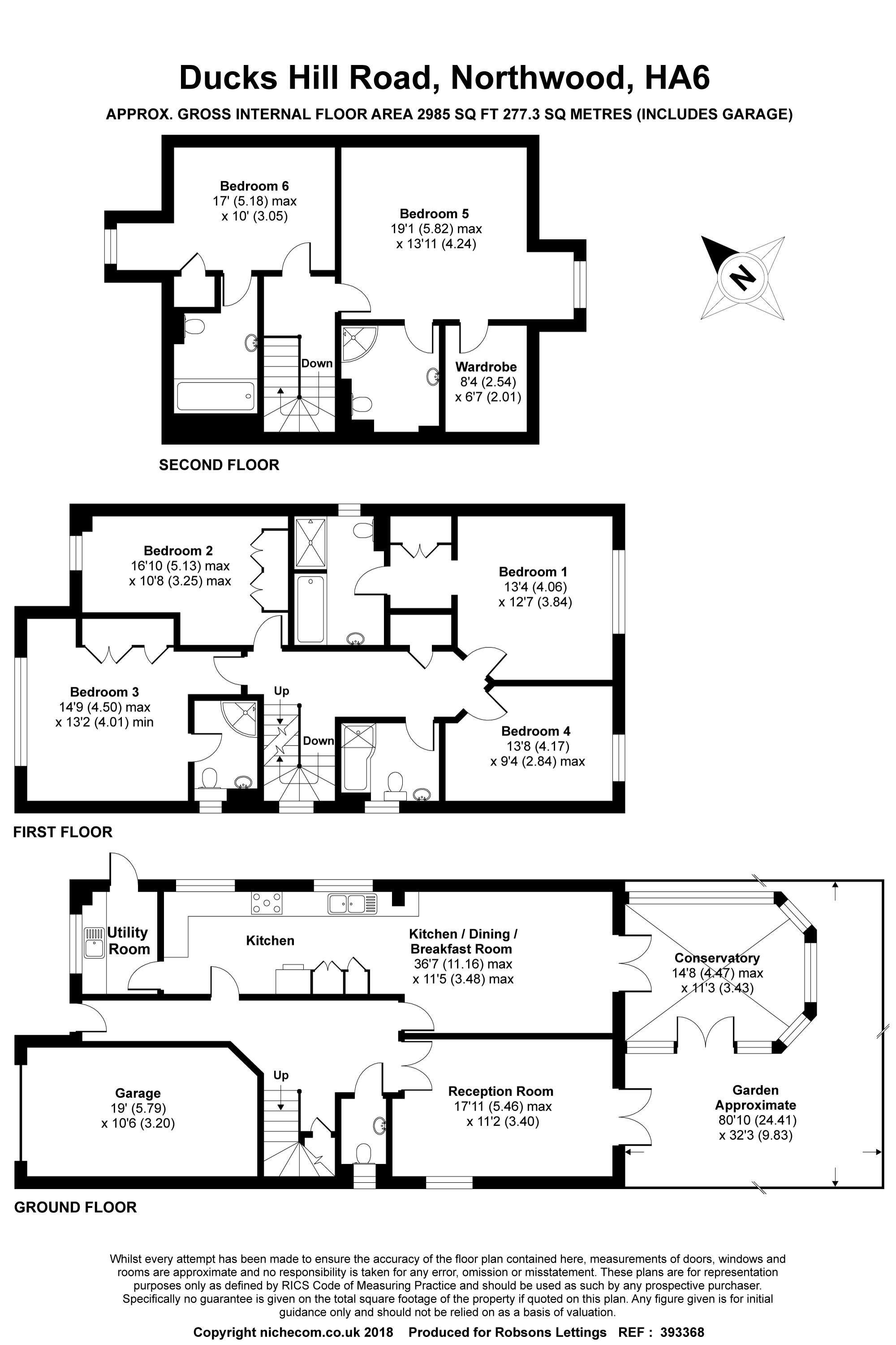 6 Bedrooms  to rent in Ducks Hill Road, Northwood HA6