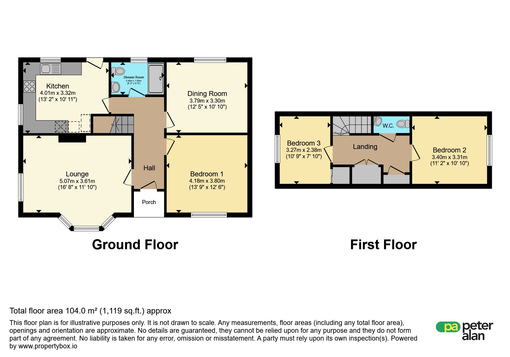 Mount Pleasant Bungalow, Mount Pleasant, Pontypool floorplan