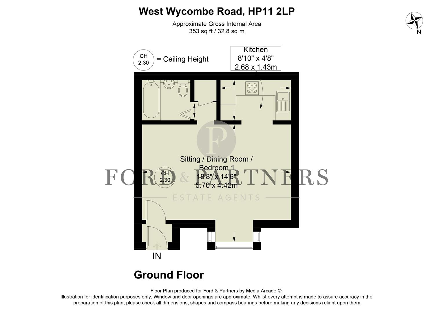 Flat 11, Cotswold Court, 80 West Wycombe Road, High Wycombe floorplan