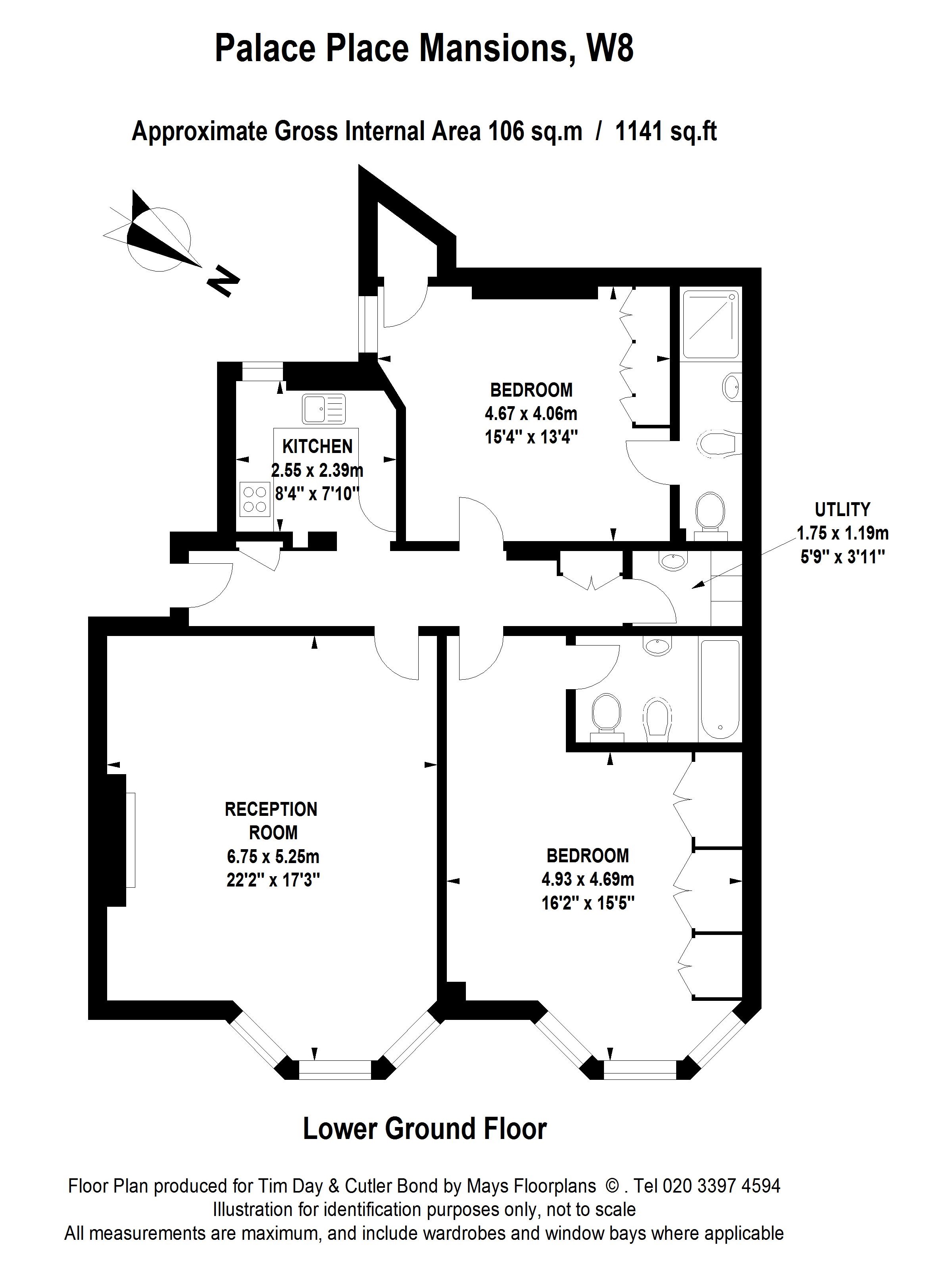 2 Bedrooms Flat to rent in Kensington Court, Kensington W8