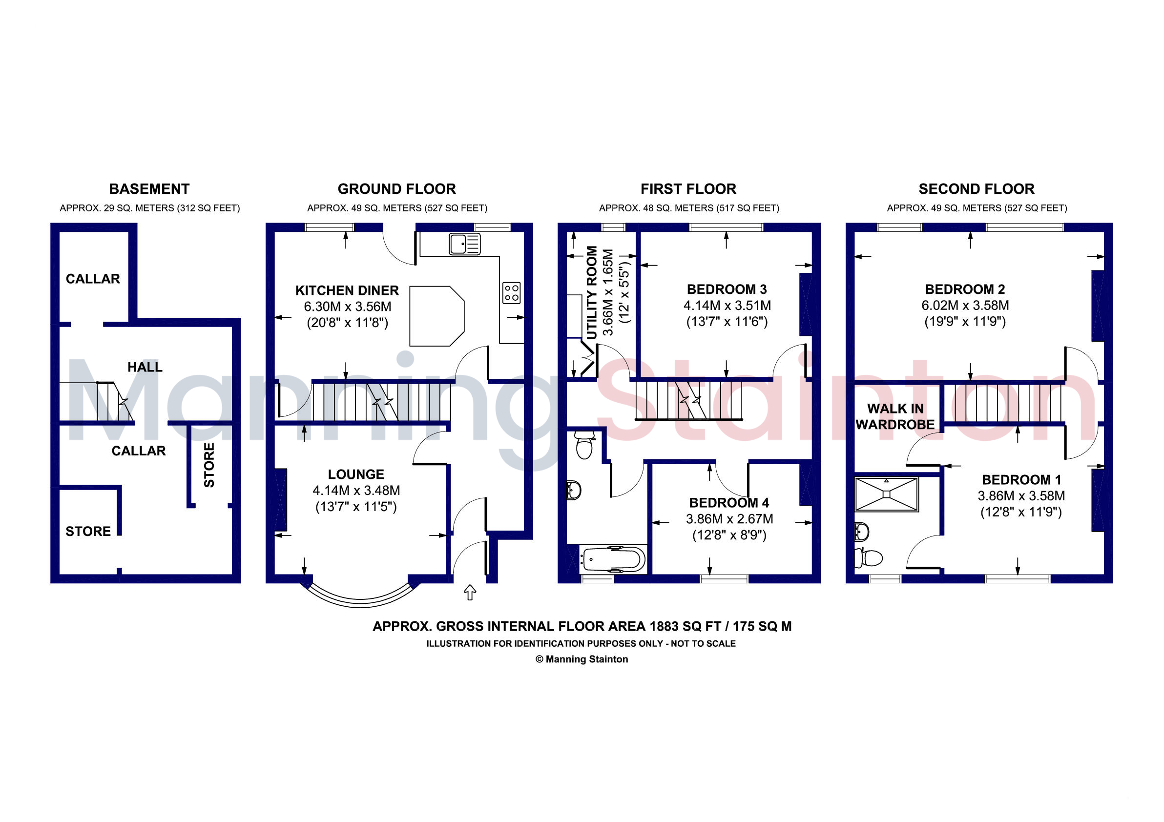 5, Woodland View, Pudsey floorplan