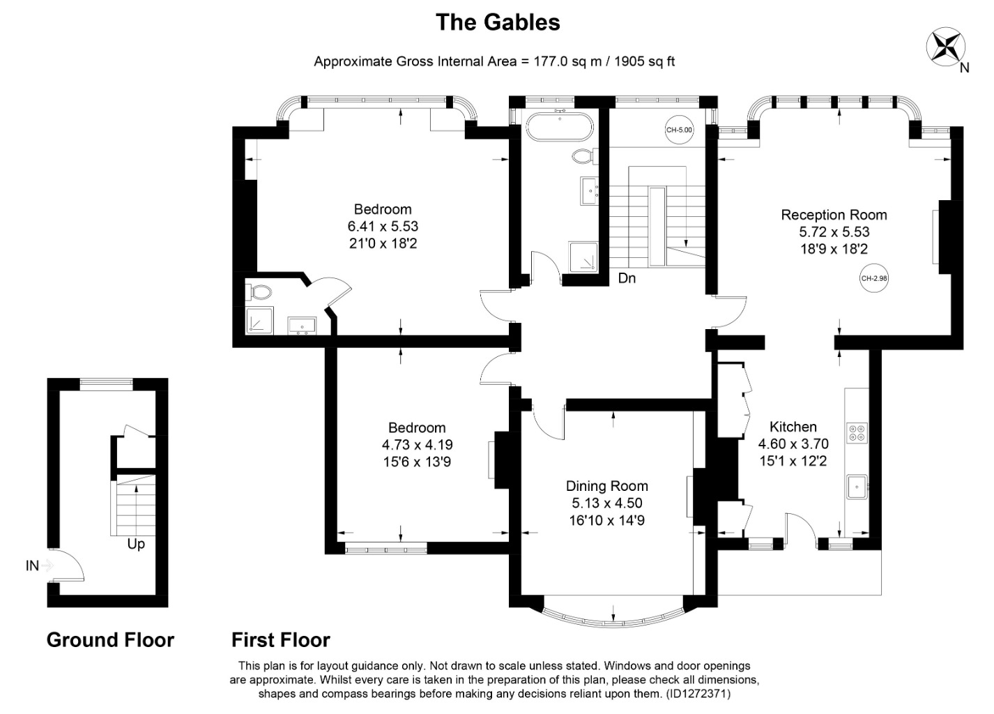 3 The Gables, 2, Pevensey Road, East Sussex floorplan