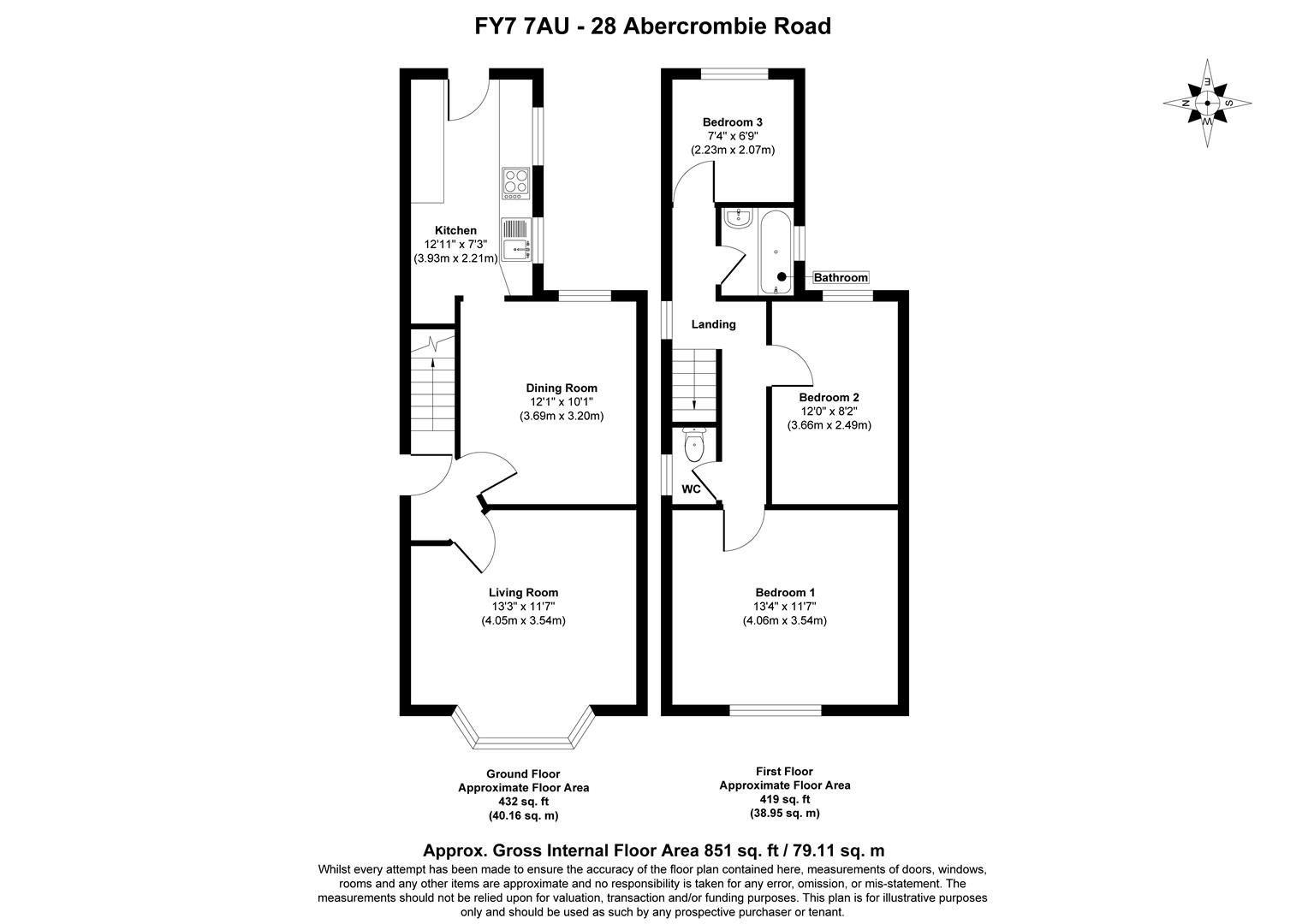 Abercrombie Road, Fleetwood floorplan