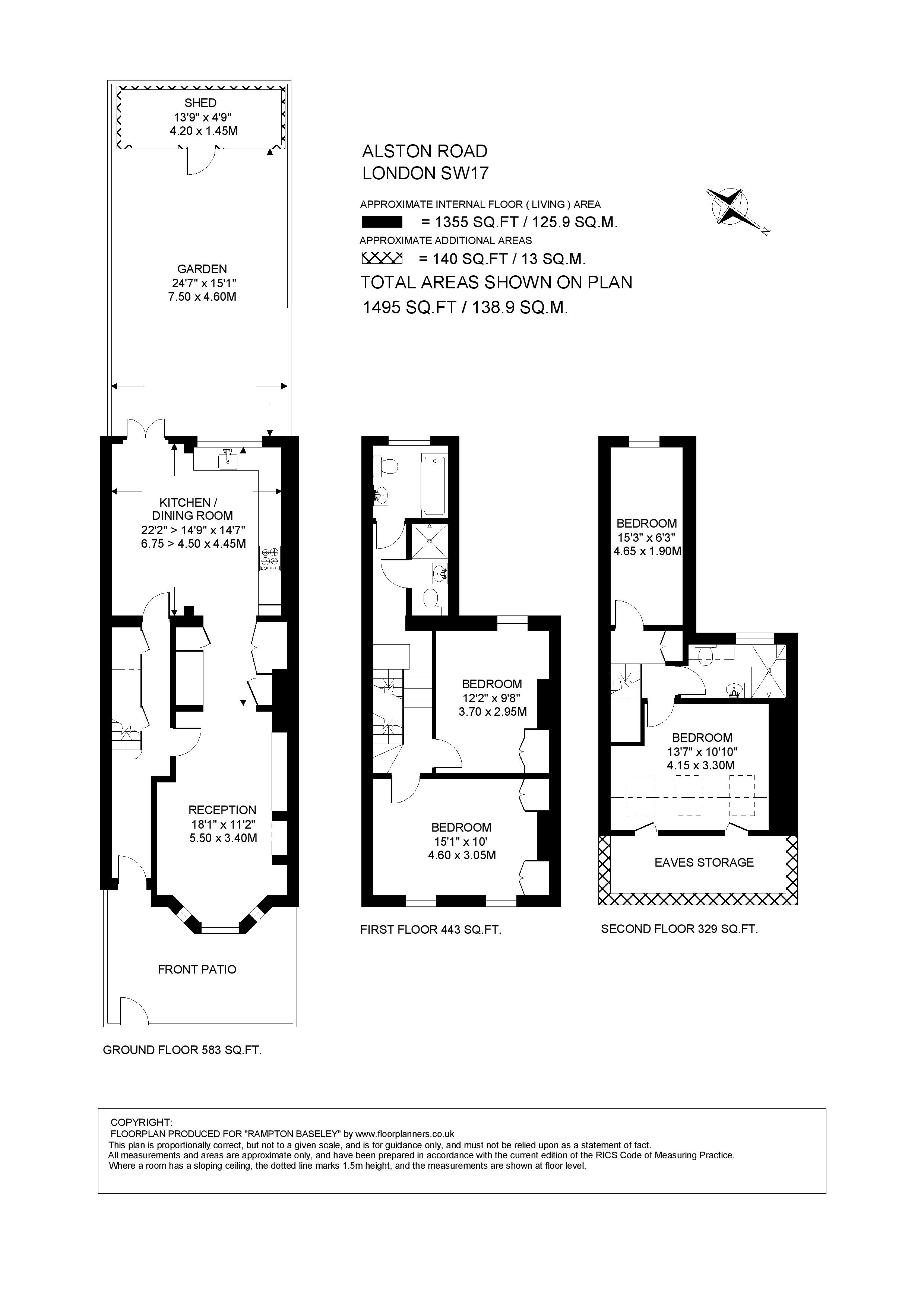 57, Alston Road, London floorplan