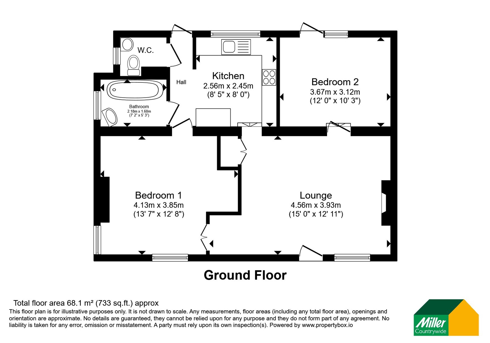 Anchor Cottage, 5, Foundry Lane, Penzance floorplan