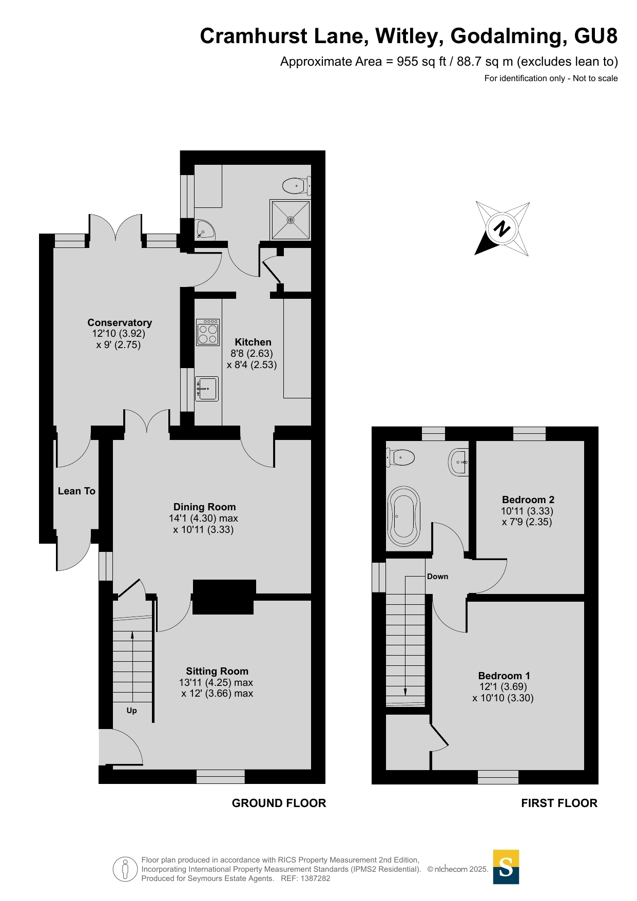 64, Cramhurst Lane, Godalming floorplan