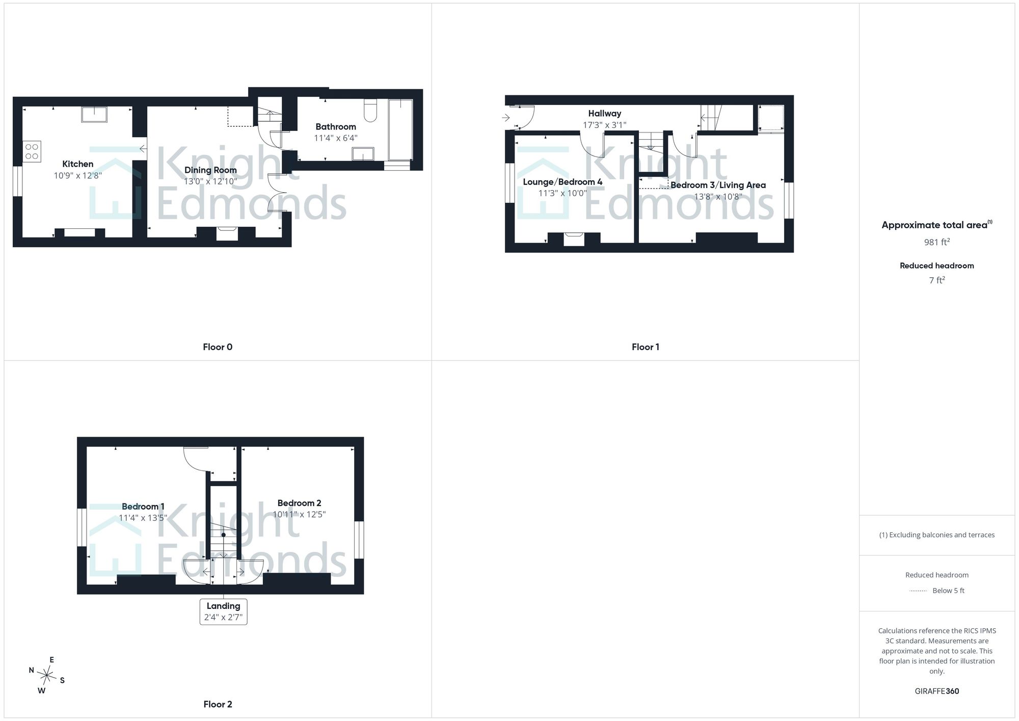 3 Prospect Place, Maidstone floorplan