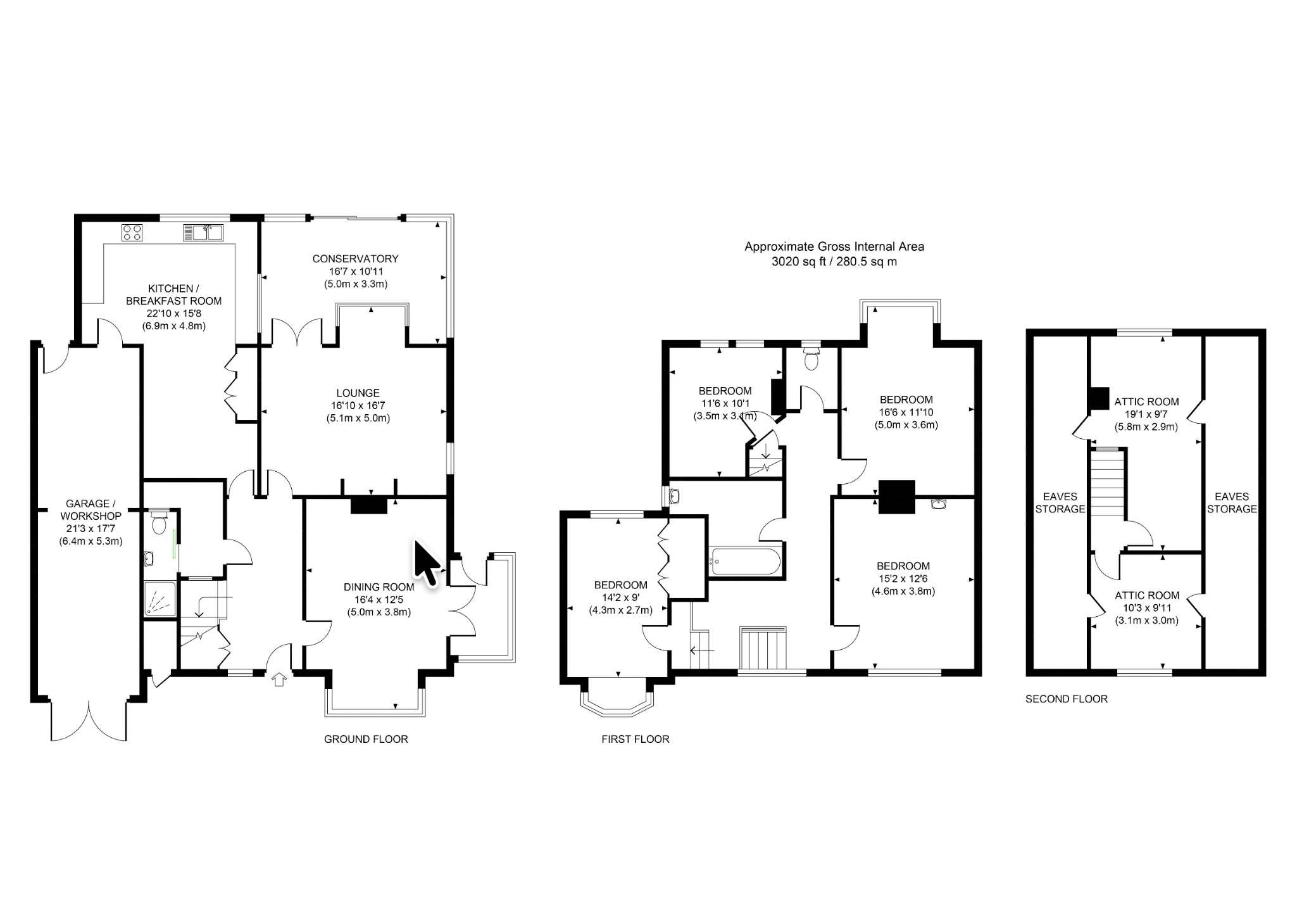 46, Buckingham Road, Shoreham-by-Sea floorplan